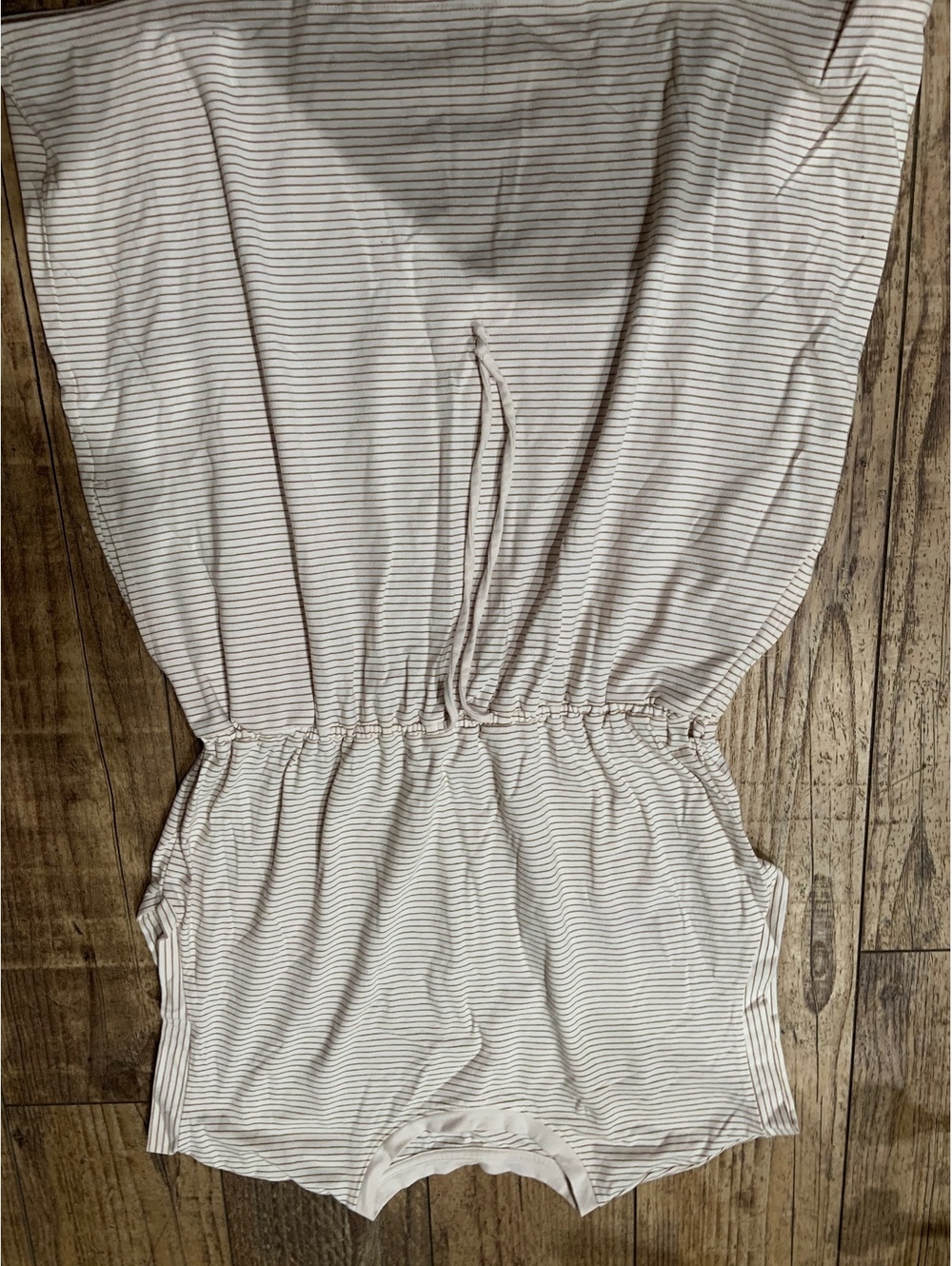 Next Day Cream Striped dress